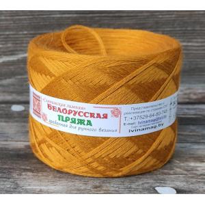 033 горчица, 100 г. клубки 30 шерсть 70 ПАН, Слонимская пряжа 800 ПШ