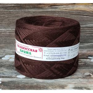 729 т.коричневый, 100 г. клубки 30 шерсть 70 ПАН, Слонимская пряжа 800 ПШ