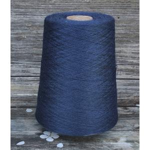 763 м.синий бархат 30 шерсть 70 ПАН Слоним бобина