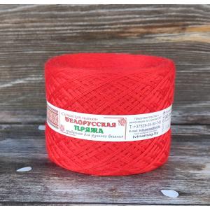 966 красный тюльпан, 100 г. клубки 30 шерсть 70 ПАН Слоним