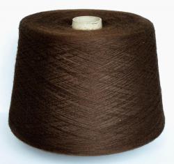 729 т.коричневый 30 шерсть 70 ПАН Слоним бобина